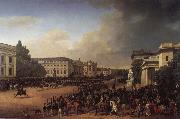 Franz Kruger Parade on Opernplatz in 1822 oil painting picture wholesale